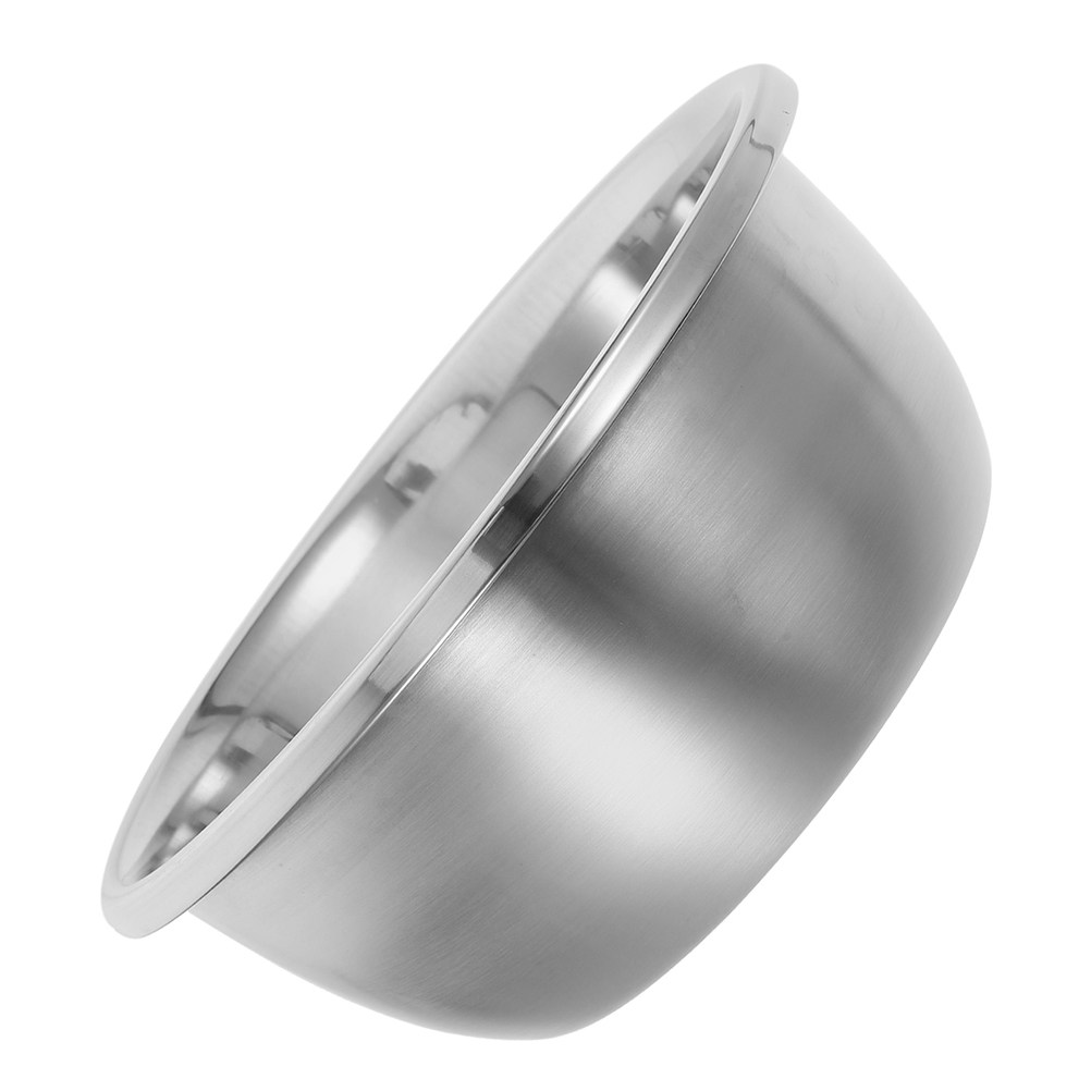 Food Storage In Stainless Steel - Grand saladier rond multifonctionnel en acier