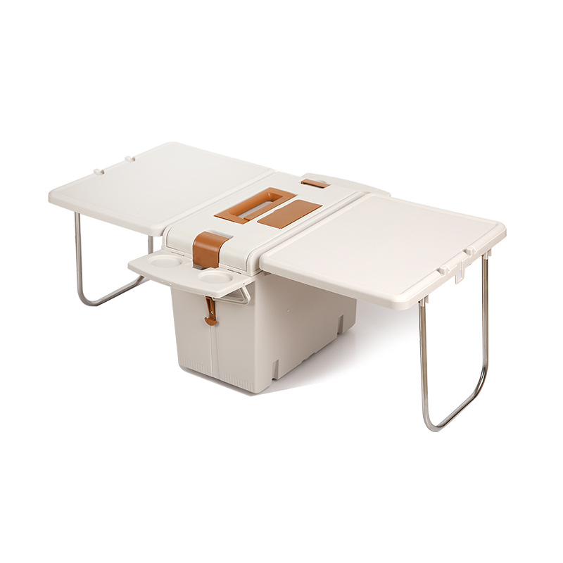 Food Storage Not Plastic - Table de camping pliable 2-en-1 avec