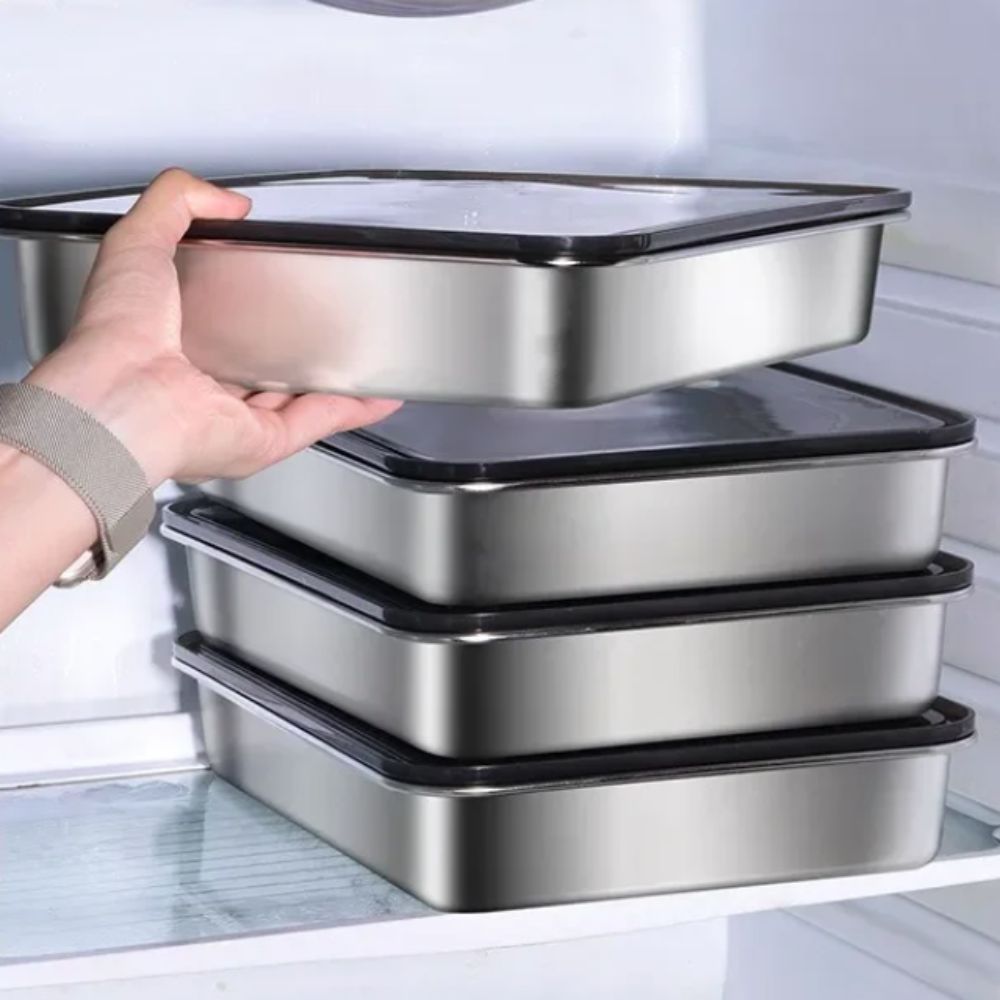 Food Storage Containers Xl - Boîte de conservation en acier inoxydable