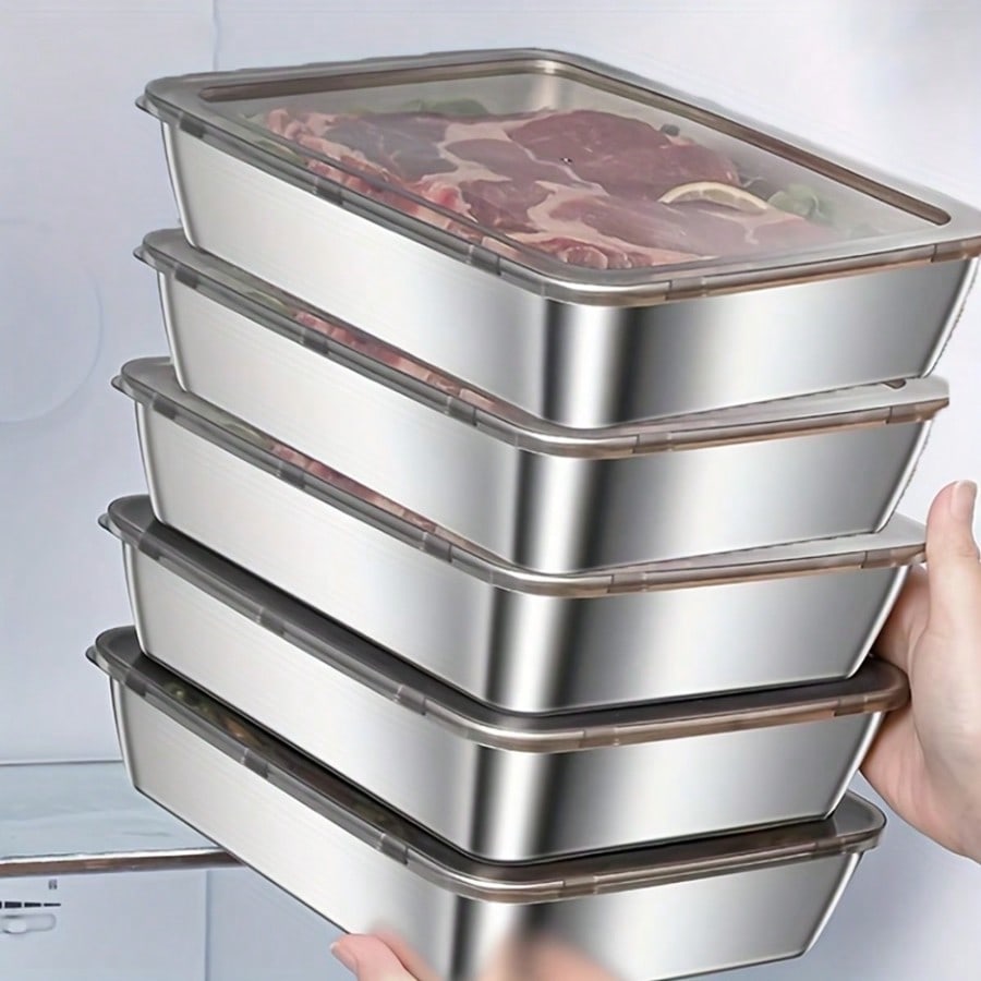 Food Storage Containers Xl - Ensemble de 5 récipients de conservation
