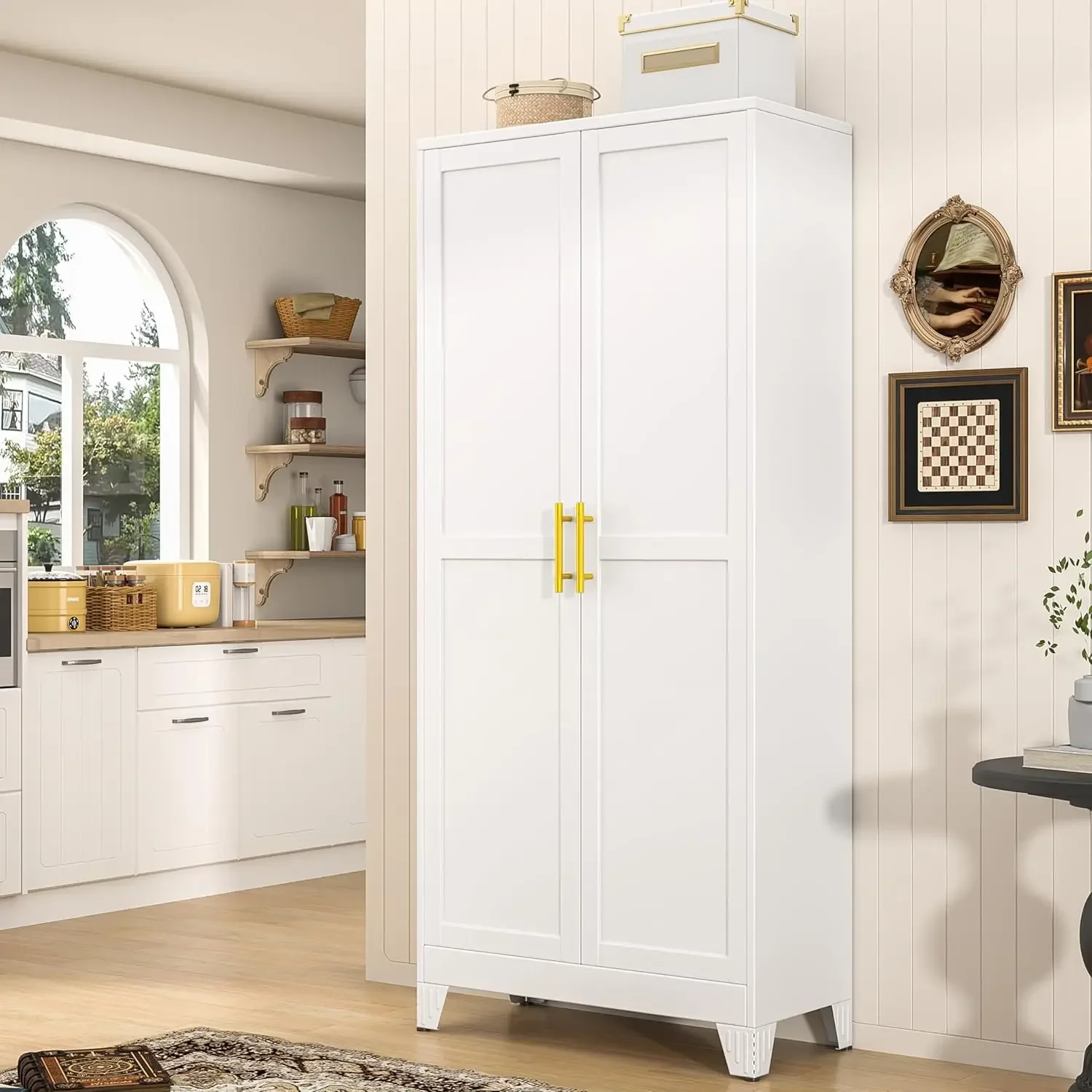 Food Storage Kitchen Cabinet - Armoire de rangement haute en métal