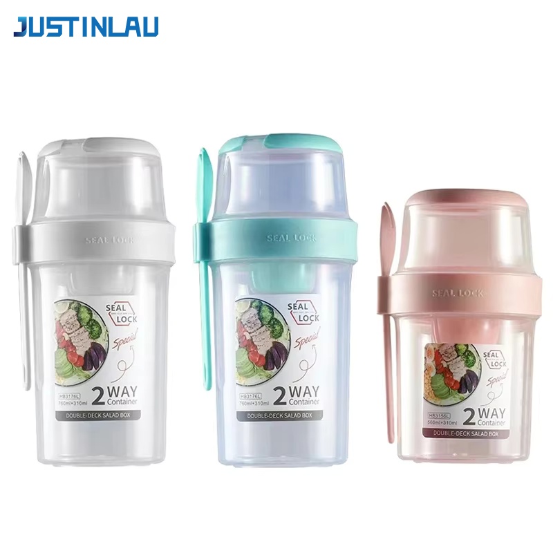 Food Storage Made Easy - JUSTINLAU Boîte à salade portable pour