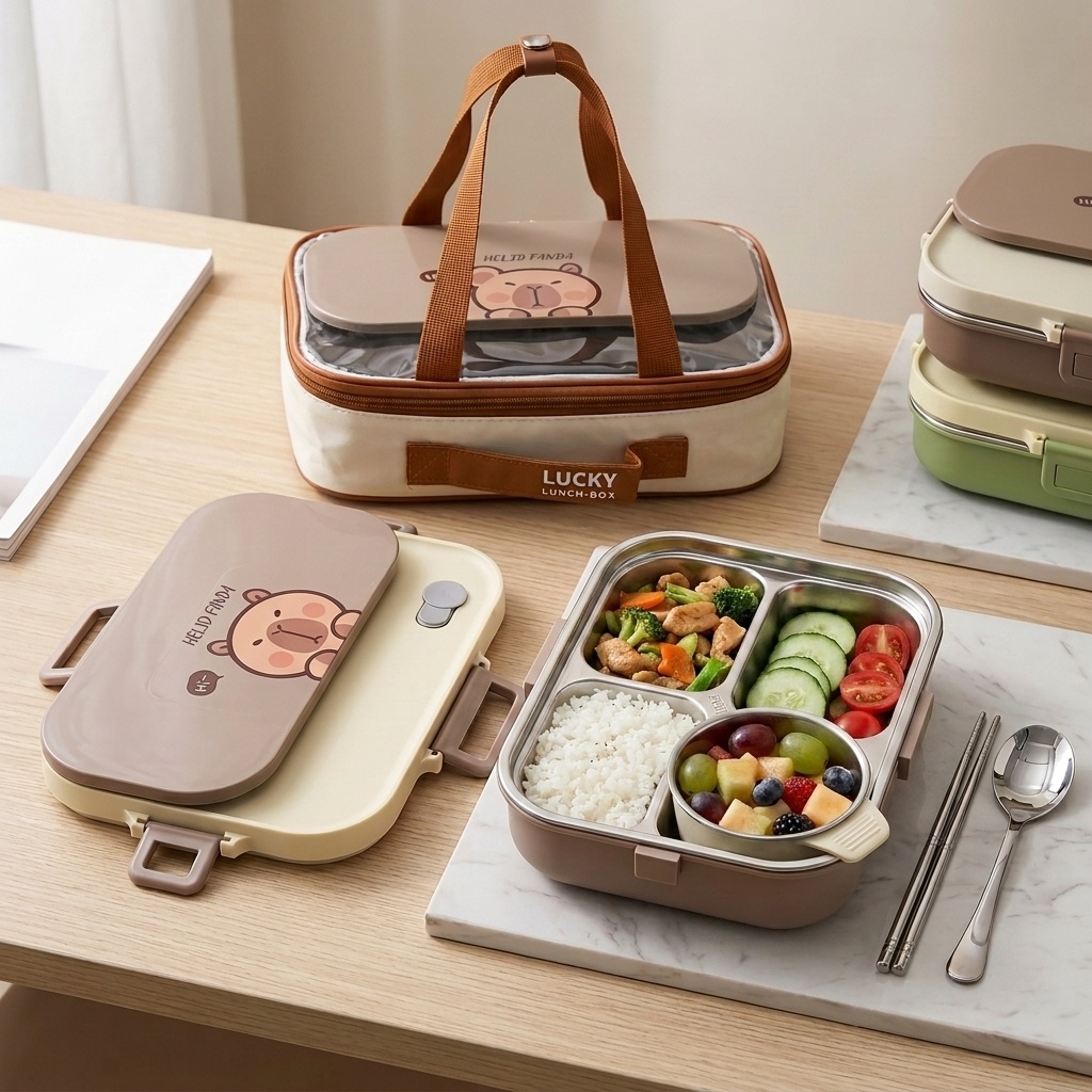 Food Storage Made Easy - Ensemble de boîtes à lunch bento
