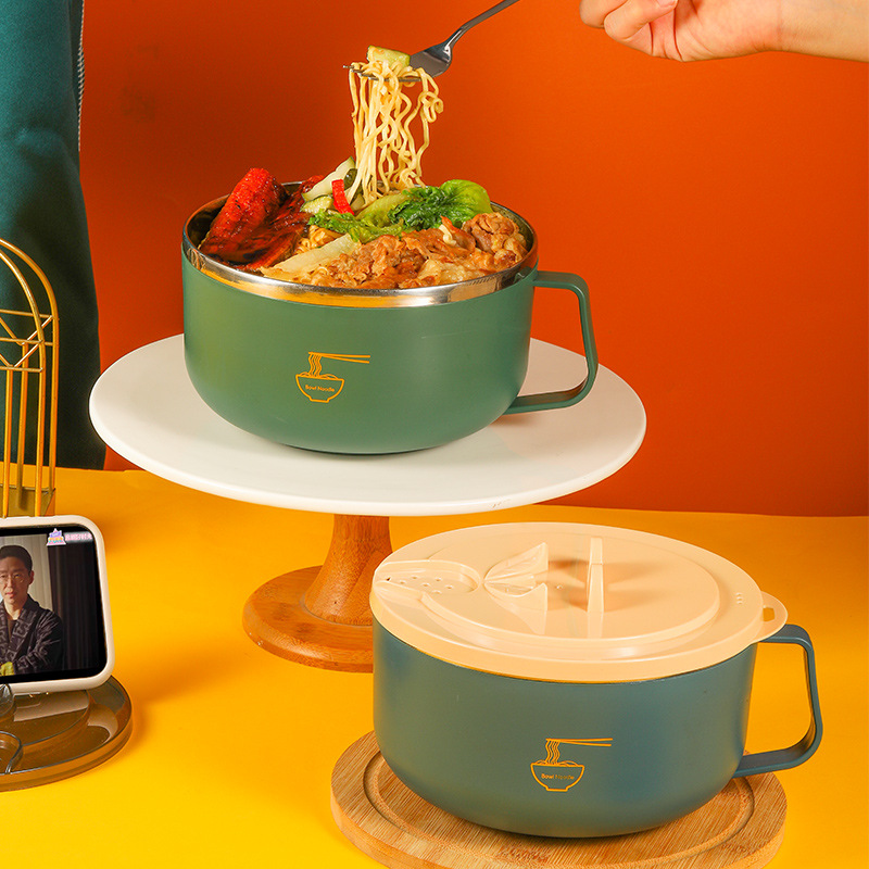 Food Storage Containers Xl - Bol à nouilles en acier inoxydable