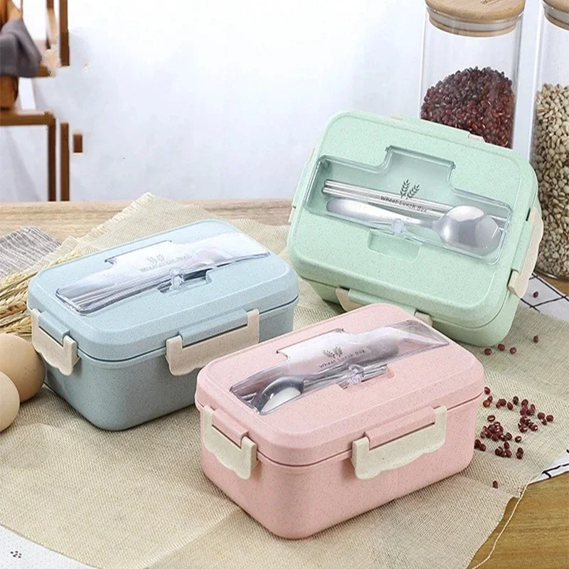 Food Storage Made Easy - Boîte à bento portable en paille