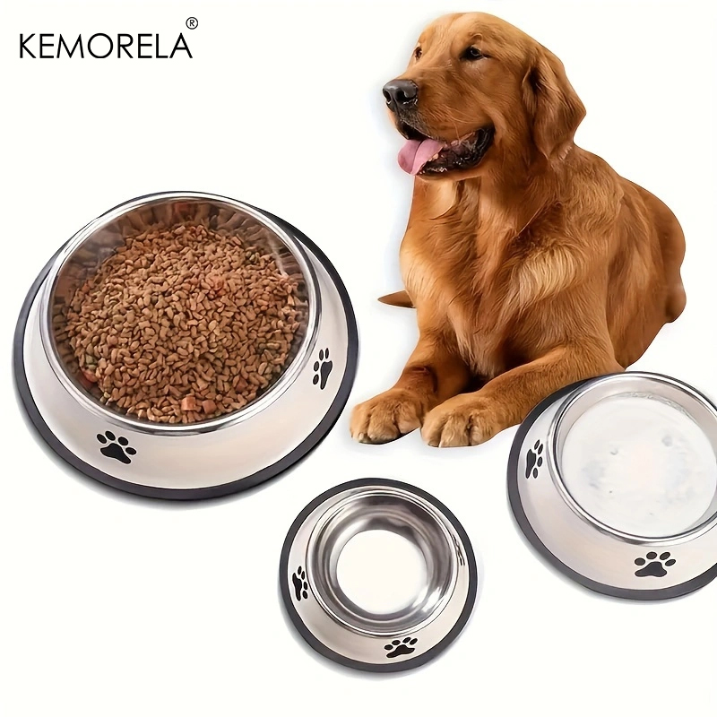 Xxl Food Storage Container - Bol en acier inoxydable pour chien,