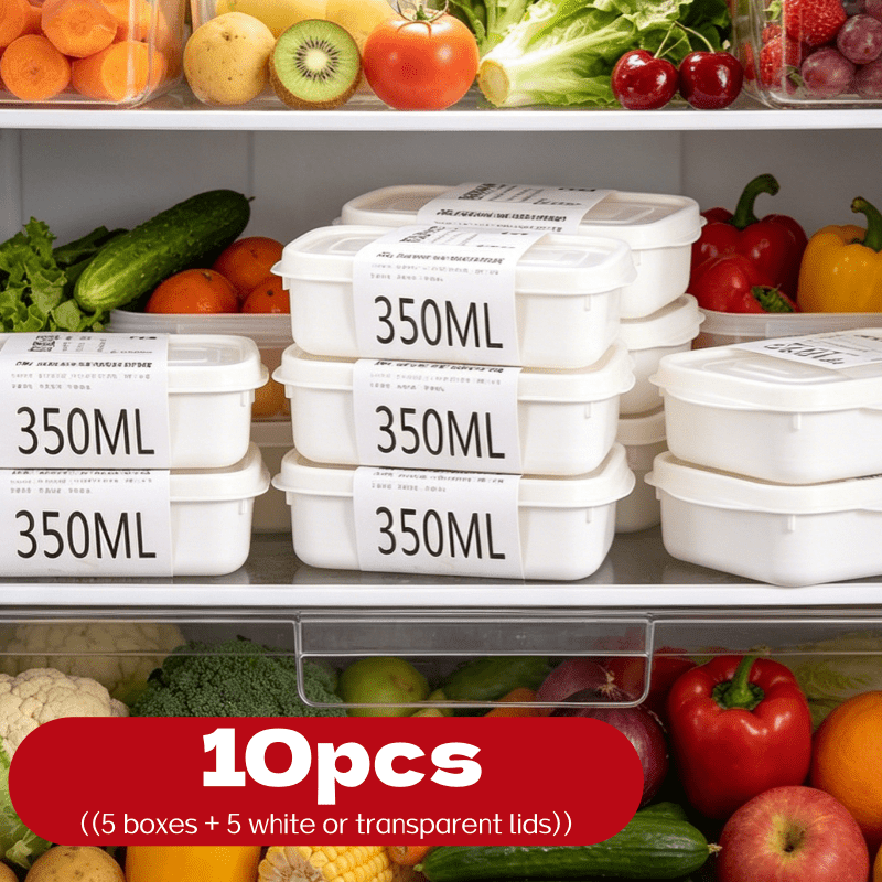 Food Storage Made Easy - Lot de 10 boîtes de conservation