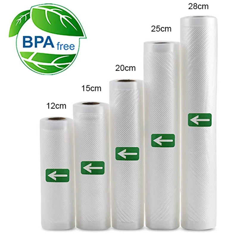 Food Storage Vacuum Bags - Sacs en rouleau Sous Vide pour