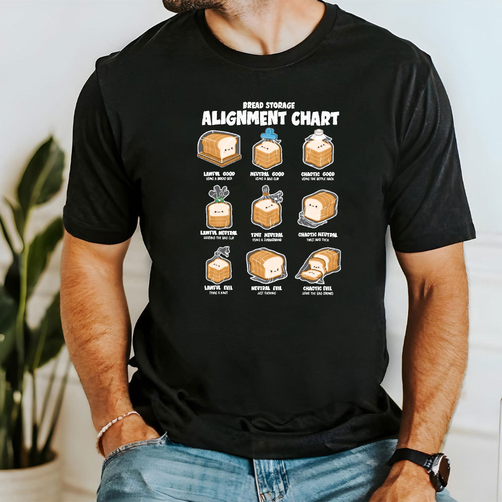 T-shirt en coton pour homme av - Food Storage Chart avis et prix