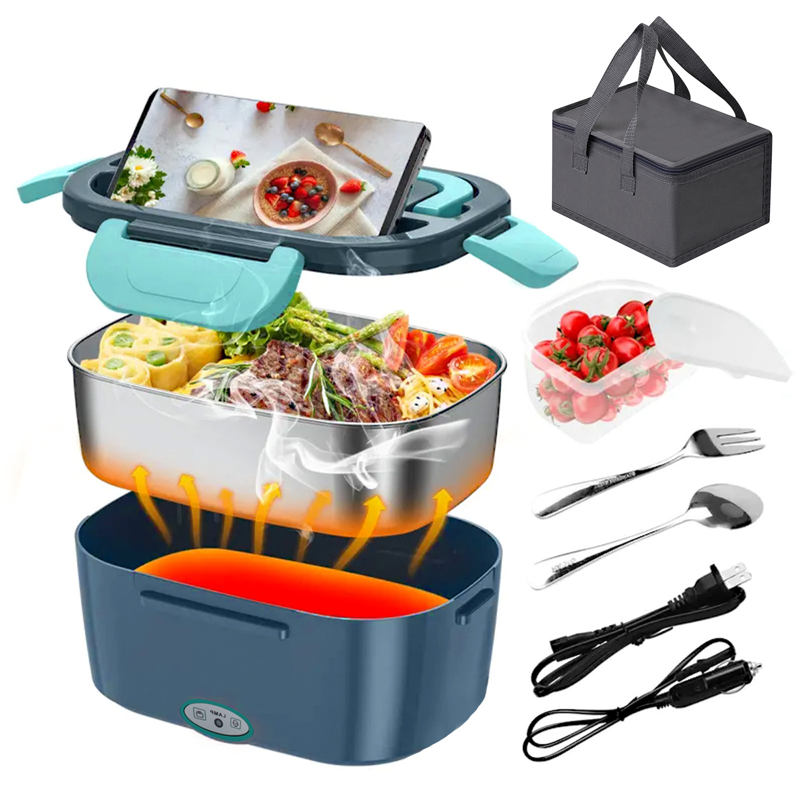 Boîte à lunch chauffante élect - Portable Food Warmer avis et prix