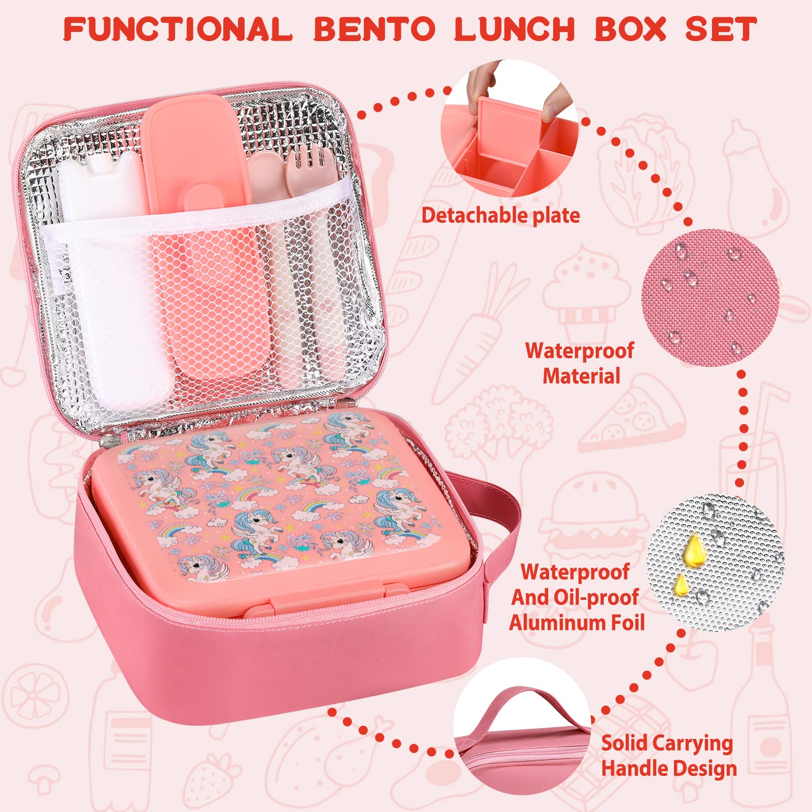 Boîte à déjeuner Bento pour en - Food Storage Vacuum Bags avis et prix