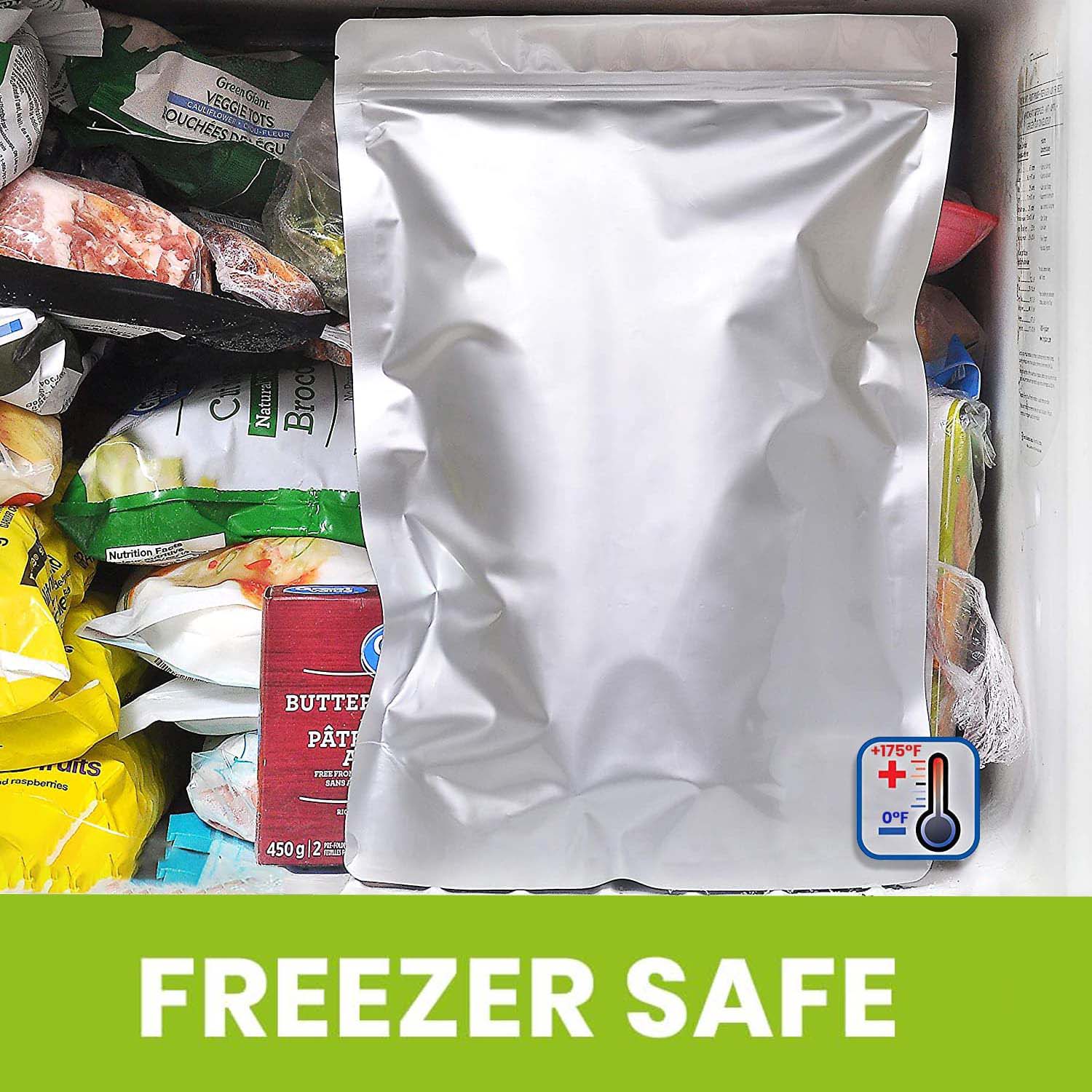 Sacs en Mylar d'aluminium arge - Food Storage Long Term avis et prix