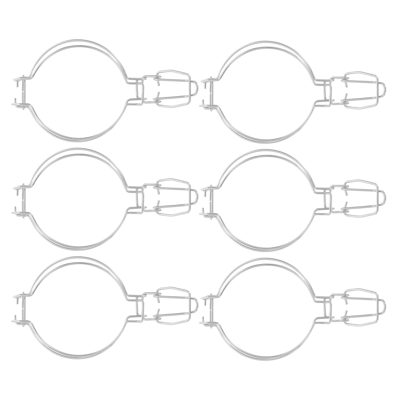 6 pièces de fermoirs à ressort - Food Storage In Stainless Steel avis et prix