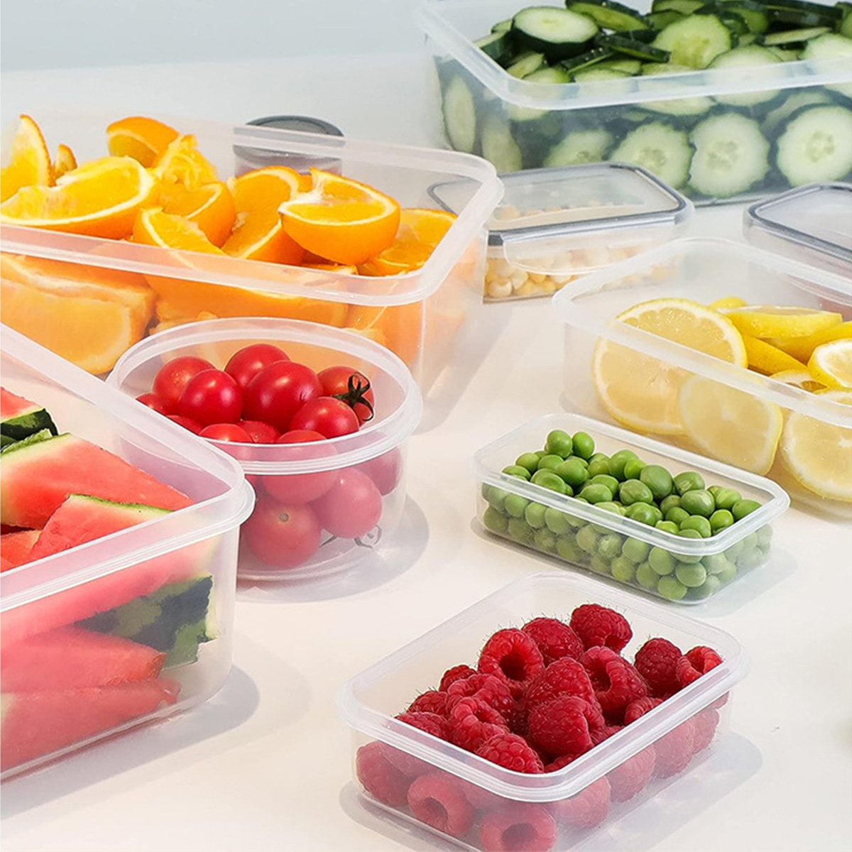 24 pièces/ensemble boîte de st - Food Storage Vegetables avis et prix