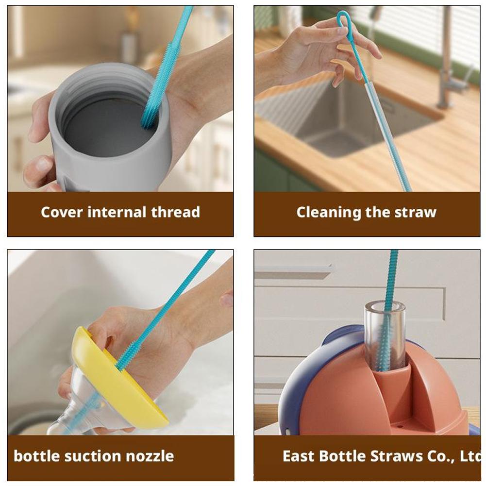 2 brosses à pailles en silicon - Food Storage Long Term avis et prix