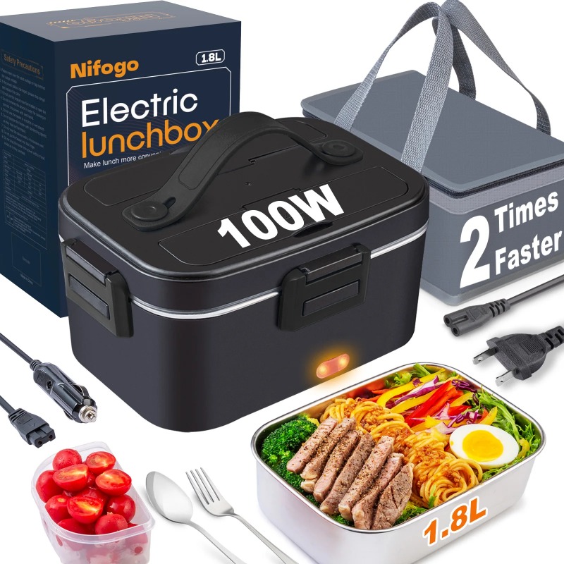 Boîte à lunch chauffante élect - Portable Food Warmer avis et prix