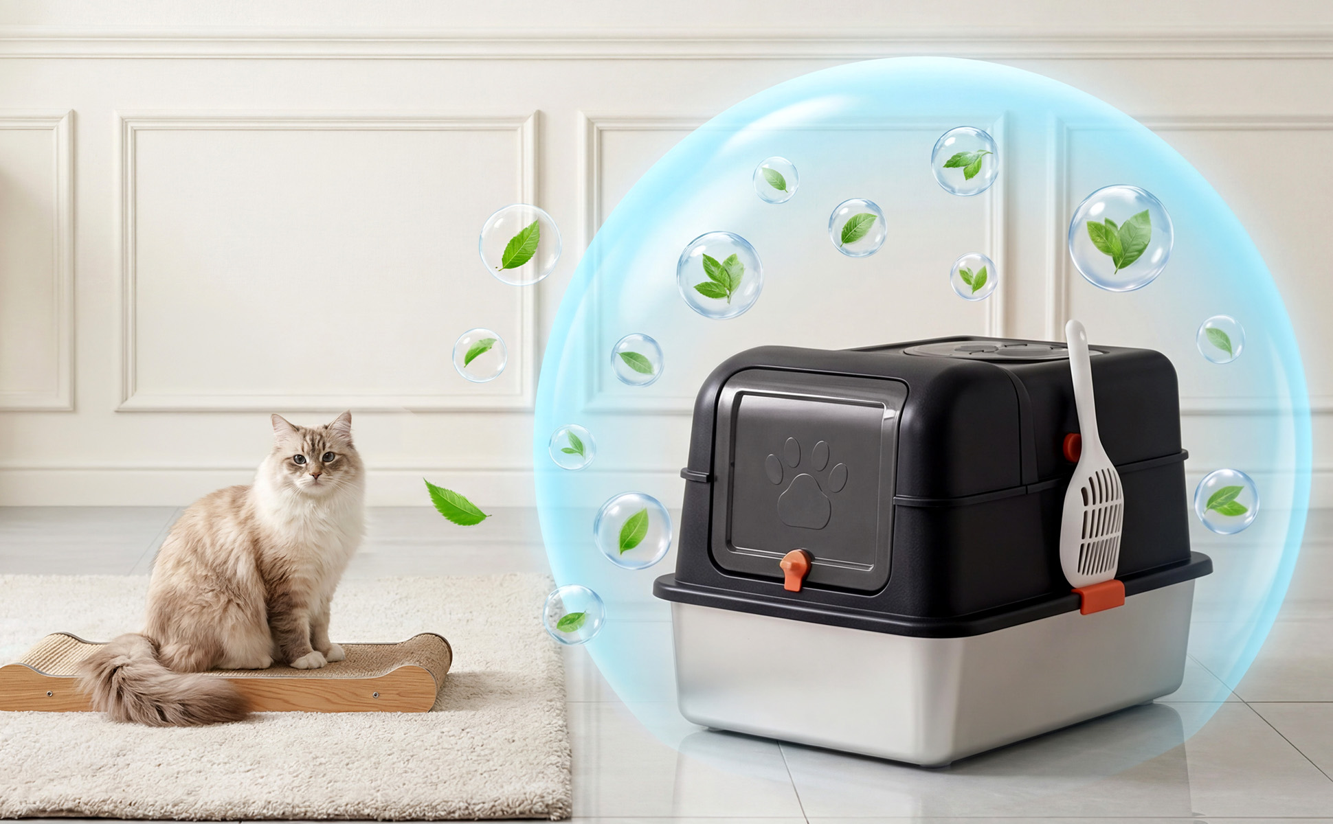Bac à litière pour chat anti-c - Food Storage Xl avis et prix