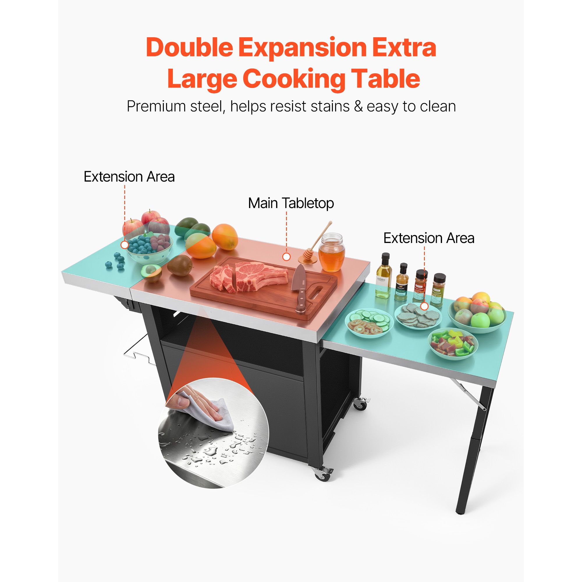 Chariot de barbecue extérieur  - Food Storage Kitchen Cabinet avis et prix