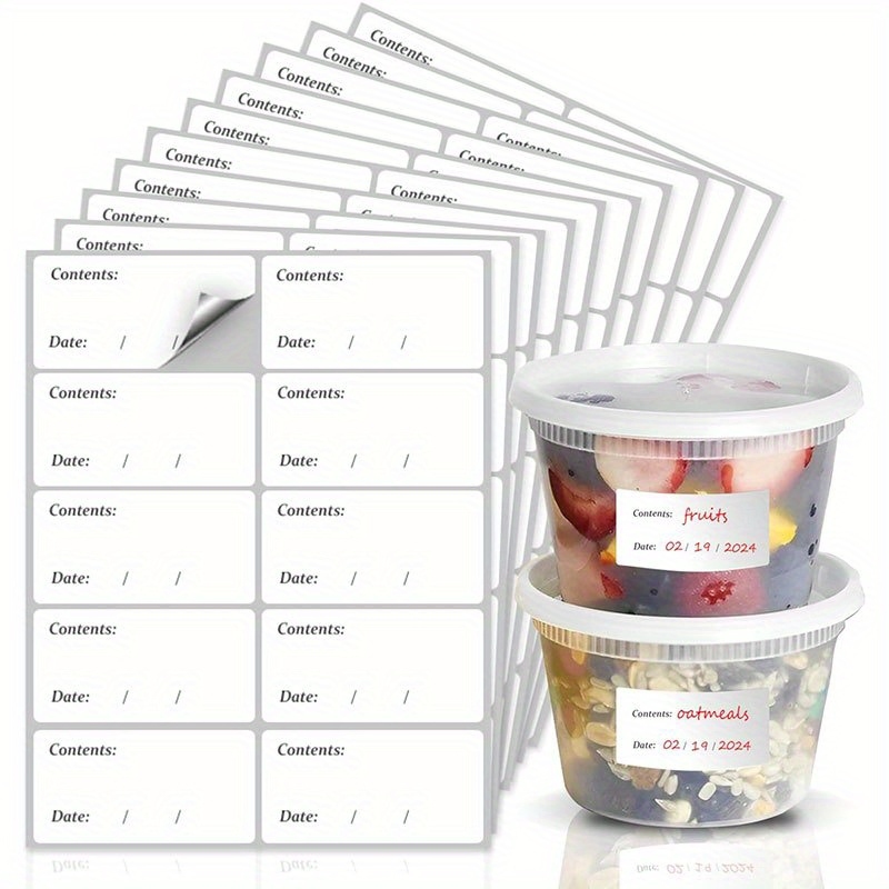 Étiquette amovible 100 % imper - Food Storage Notes avis et prix
