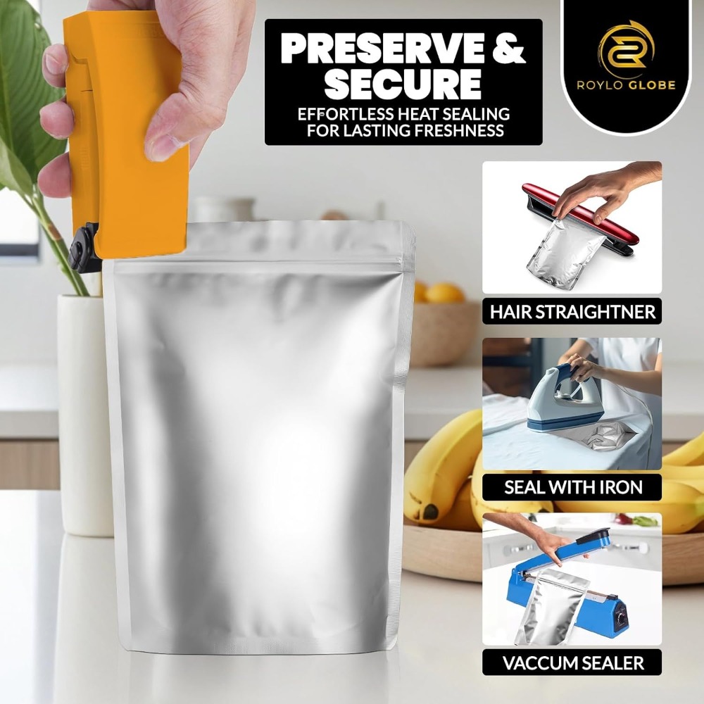 100 sacs en Mylar de 2 quarts  - Food Storage Long Term avis et prix