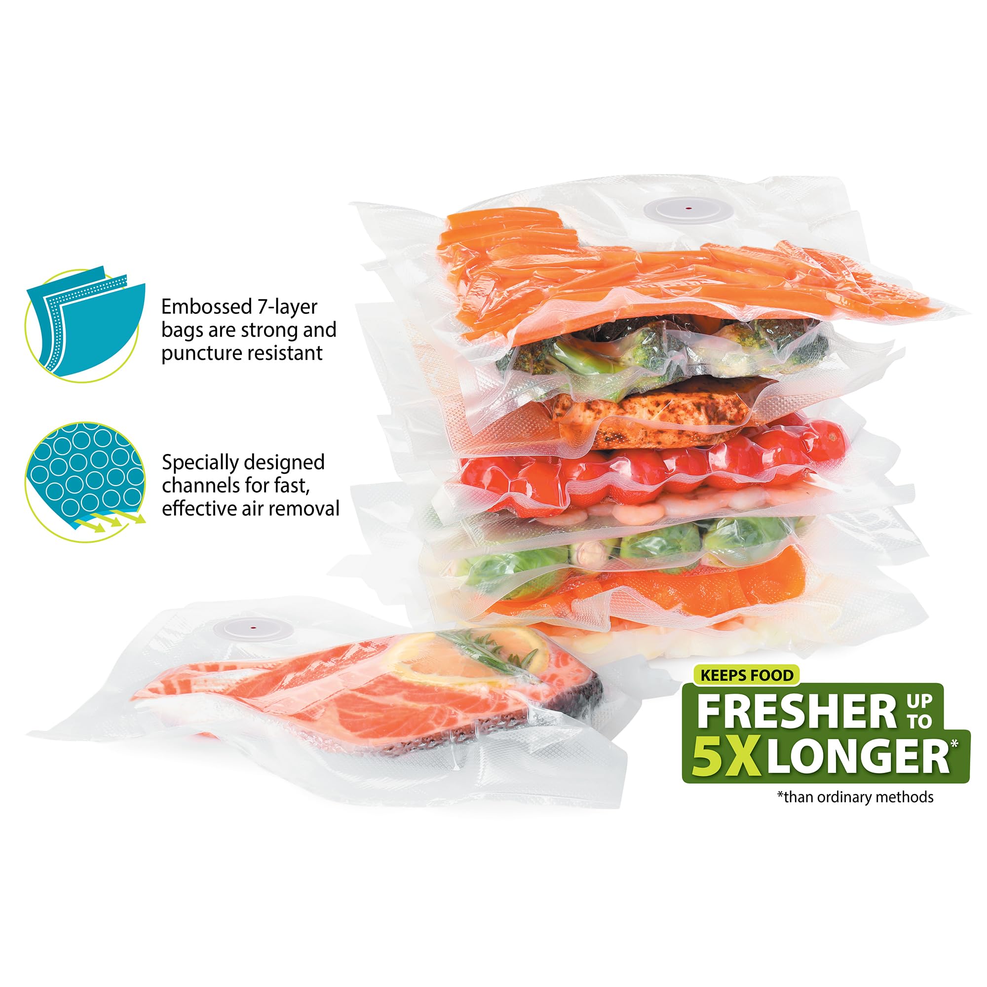 Ensemble de sacs de conservati - Food Storage Vacuum Bags avis et prix
