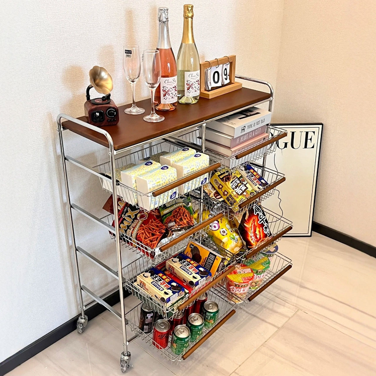 Chariot de rangement de style  - Food Storage Medieval avis et prix