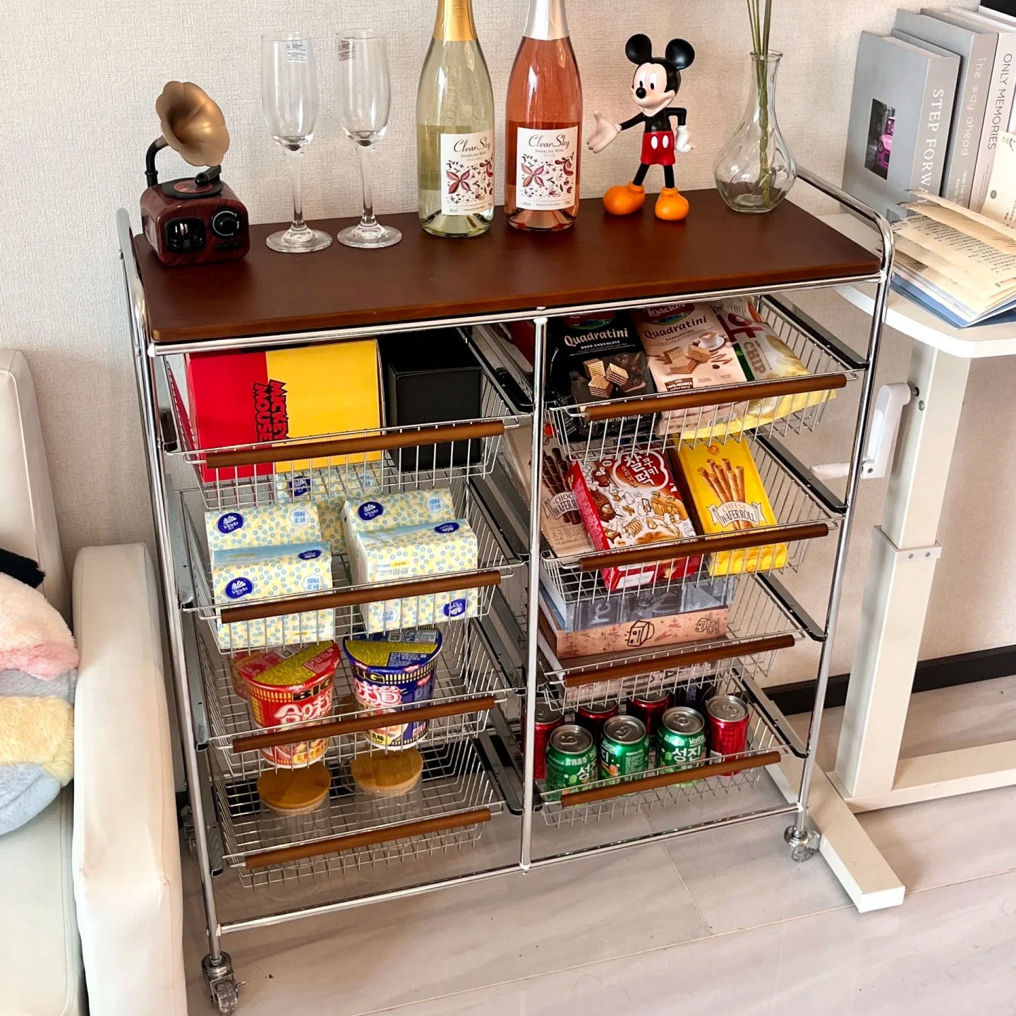 Chariot de rangement de style  - Food Storage Medieval avis et prix