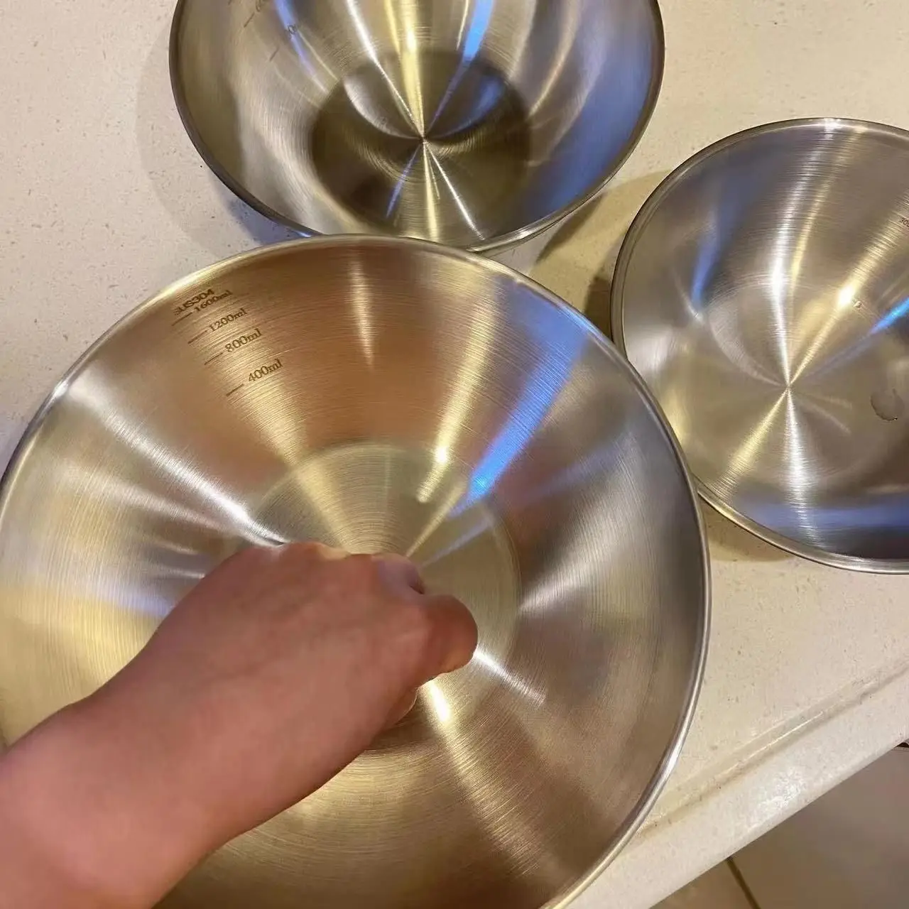 Ensemble de 1 à 3 bols en acie - Food Storage In Stainless Steel avis et prix
