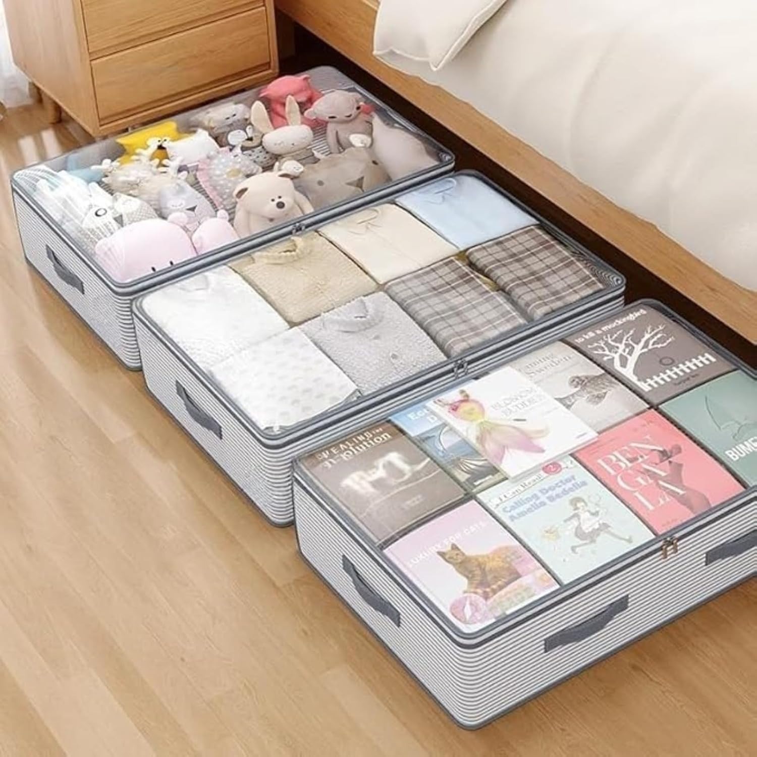 1 boîte de rangement sous lit, - Food Storage Long Term avis et prix