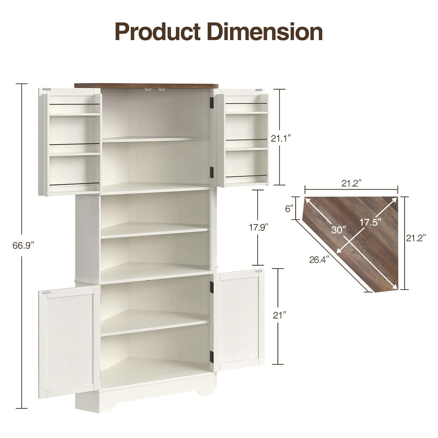 # Armoire d'angle, armoire de  - Food Storage Kitchen Cabinet avis et prix