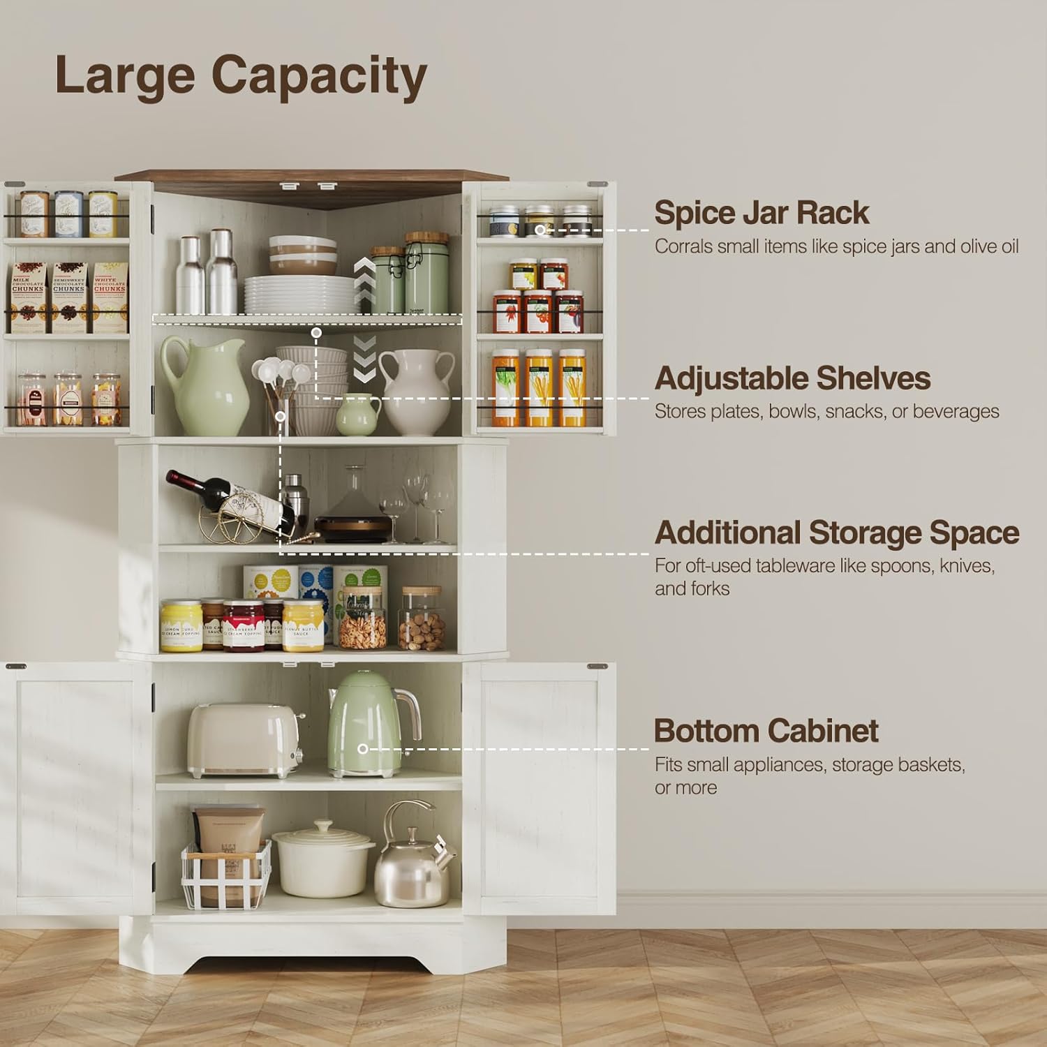 # Armoire d'angle, armoire de  - Food Storage Kitchen Cabinet avis et prix