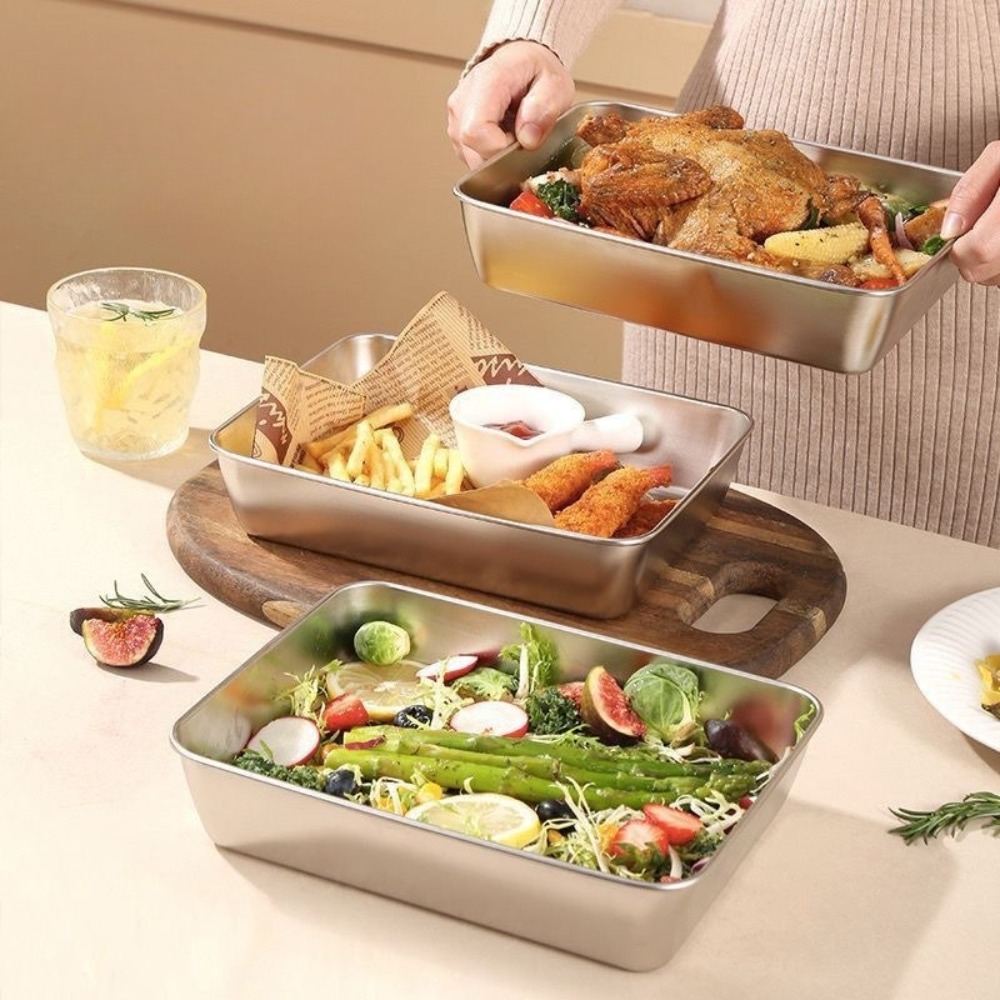 Plateau de service en acier in - Food Storage In Stainless Steel avis et prix