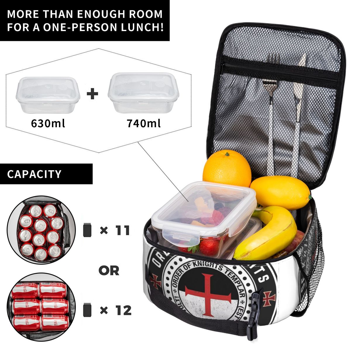 Sac à déjeuner isolé pour femm - Food Storage Medieval avis et prix