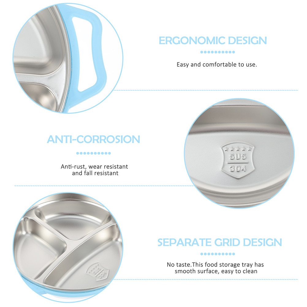Assiette compartimentée en aci - Food Storage In Stainless Steel avis et prix
