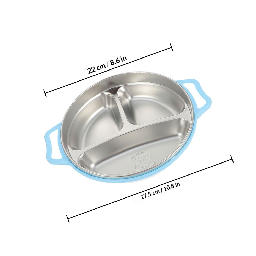 Assiette compartimentée en aci - Food Storage In Stainless Steel avis et prix