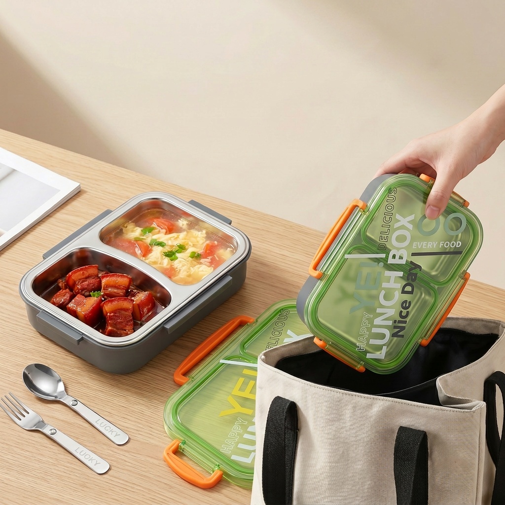 Boîte à lunch bento en acier i - Food Storage Made Easy avis et prix