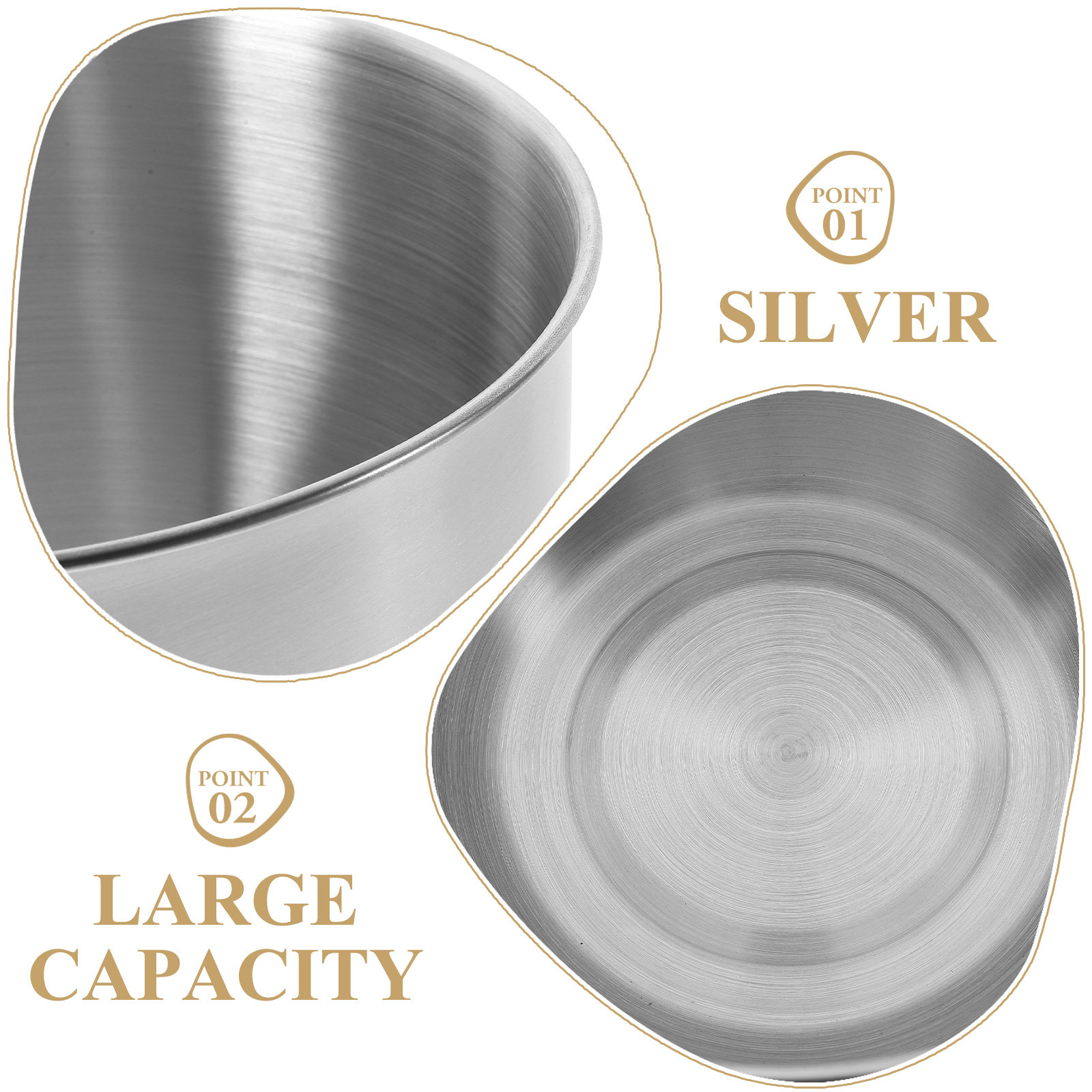 Grand saladier en acier inoxyd - Food Storage In Stainless Steel avis et prix