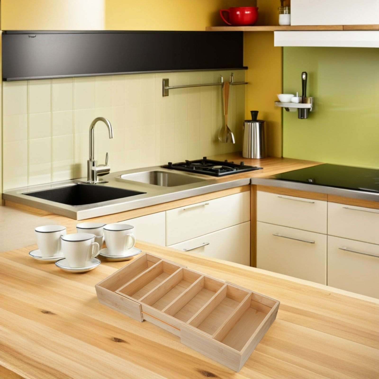 Organiseur d'étagère extensibl - Food Storage Kitchen Cabinet avis et prix